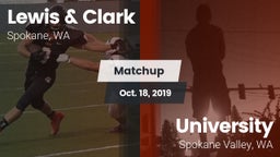 Matchup: Lewis & Clark vs. University  2019