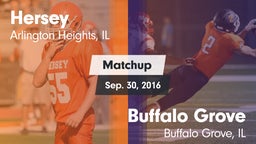 Matchup: Hersey vs. Buffalo Grove  2016