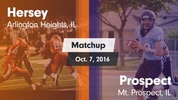 Matchup: Hersey vs. Prospect  2016