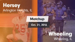 Matchup: Hersey vs. Wheeling  2016