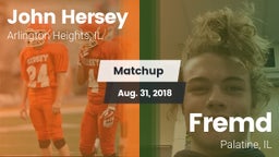 Matchup: Hersey vs. Fremd  2018