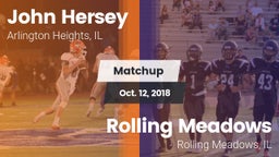 Matchup: Hersey vs. Rolling Meadows  2018