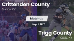 Matchup: Crittenden County vs. Trigg County  2017