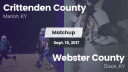 Matchup: Crittenden County vs. Webster County  2017
