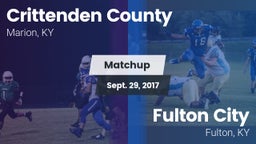Matchup: Crittenden County vs. Fulton City  2017