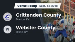 Recap: Crittenden County  vs. Webster County  2018