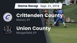 Recap: Crittenden County  vs. Union County  2018