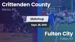 Matchup: Crittenden County vs. Fulton City  2018