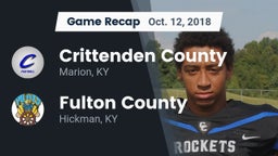 Recap: Crittenden County  vs. Fulton County  2018