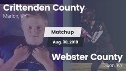 Matchup: Crittenden County vs. Webster County  2019