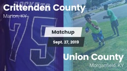Matchup: Crittenden County vs. Union County  2019