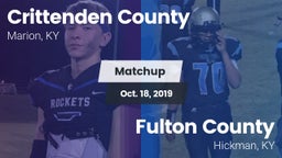 Matchup: Crittenden County vs. Fulton County  2019