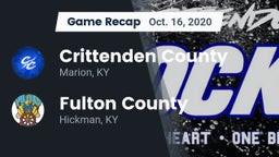 Recap: Crittenden County  vs. Fulton County  2020