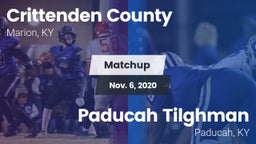 Matchup: Crittenden County vs. Paducah Tilghman  2020