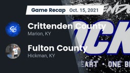 Recap: Crittenden County  vs. Fulton County  2021
