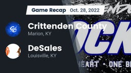 Recap: Crittenden County  vs. DeSales  2022