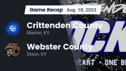 Recap: Crittenden County  vs. Webster County  2023