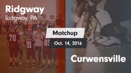 Matchup: Ridgway vs. Curwensville 2016