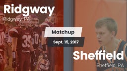Matchup: Ridgway vs. Sheffield  2017