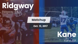 Matchup: Ridgway vs. Kane  2017