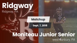 Matchup: Ridgway vs. Moniteau Junior Senior  2018