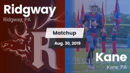 Matchup: Ridgway vs. Kane  2019