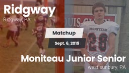 Matchup: Ridgway vs. Moniteau Junior Senior  2019