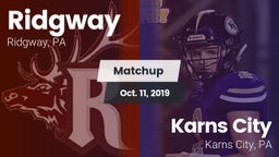 Matchup: Ridgway vs. Karns City  2019