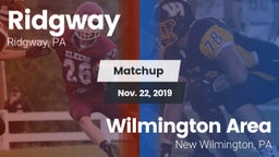 Matchup: Ridgway vs. Wilmington Area  2019