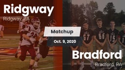 Matchup: Ridgway vs. Bradford  2020