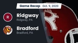 Recap: Ridgway  vs. Bradford  2020
