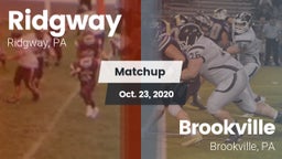 Matchup: Ridgway vs. Brookville  2020