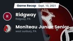 Recap: Ridgway  vs. Moniteau Junior Senior  2021