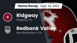 Recap: Ridgway  vs. Redbank Valley  2022
