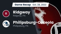 Recap: Ridgway  vs. Philipsburg-Osceola  2022