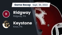 Recap: Ridgway  vs. Keystone  2022