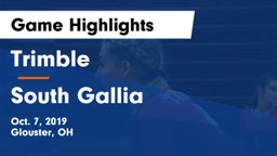 Trimble  vs South Gallia Game Highlights - Oct. 7, 2019