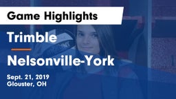 Trimble  vs Nelsonville-York  Game Highlights - Sept. 21, 2019