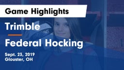 Trimble  vs Federal Hocking  Game Highlights - Sept. 23, 2019