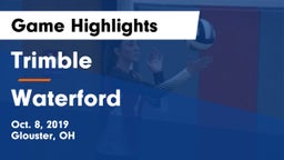 Trimble  vs Waterford  Game Highlights - Oct. 8, 2019
