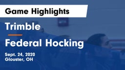 Trimble  vs Federal Hocking  Game Highlights - Sept. 24, 2020