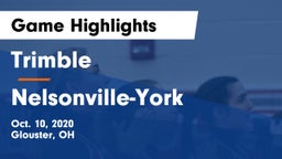 Trimble  vs Nelsonville-York  Game Highlights - Oct. 10, 2020