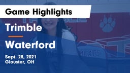 Trimble  vs Waterford Game Highlights - Sept. 28, 2021