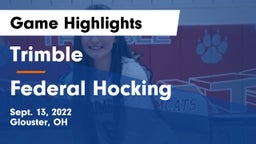 Trimble  vs Federal Hocking  Game Highlights - Sept. 13, 2022