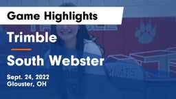 Trimble  vs South Webster  Game Highlights - Sept. 24, 2022