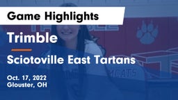 Trimble  vs Sciotoville East Tartans Game Highlights - Oct. 17, 2022