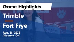 Trimble  vs Fort Frye  Game Highlights - Aug. 28, 2023