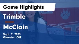 Trimble  vs McClain  Game Highlights - Sept. 2, 2023