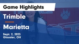 Trimble  vs Marietta  Game Highlights - Sept. 2, 2023