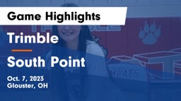 Trimble  vs South Point  Game Highlights - Oct. 7, 2023